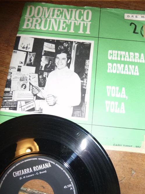 DOMENICO chitarra romana vola vola  1965, Cd's en Dvd's, Vinyl Singles, Zo goed als nieuw, Pop, Ophalen of Verzenden