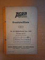 Onderdelenboek Agria type 1000 met motor type 35, Ophalen of Verzenden, Gelezen, Tractor en Landbouw