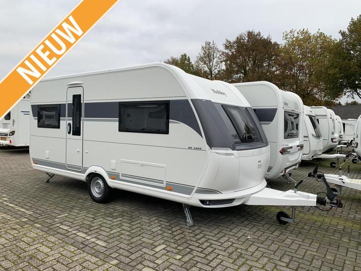 Hobby De Luxe 460 UFE Model 2025, Caravans en Kamperen, Caravans, Bedrijf, tot en met 4, Rondzit, Hobby, Frans bed, Overige typen