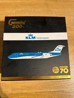 Gemini200 KLM Cityhopper Fokker 70 PH-KZU 1:200, Verzamelen, Nieuw, Ophalen of Verzenden, Schaalmodel