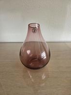 Vaasje roze glas, Overige kleuren, Ophalen of Verzenden, Minder dan 50 cm, Glas