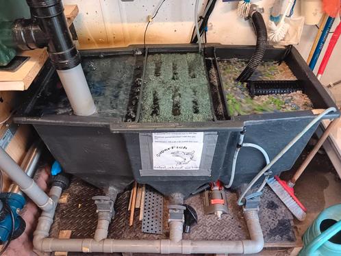 Te koop 3 kamer, eiwit afs, zeef en uvc lamp, Tuin en Terras, Vijver-toebehoren, Zo goed als nieuw, Vijverfilter, Ophalen