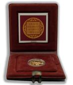 Nederland Gouden Dukaat 1985 in cassette, Ophalen of Verzenden, Goud