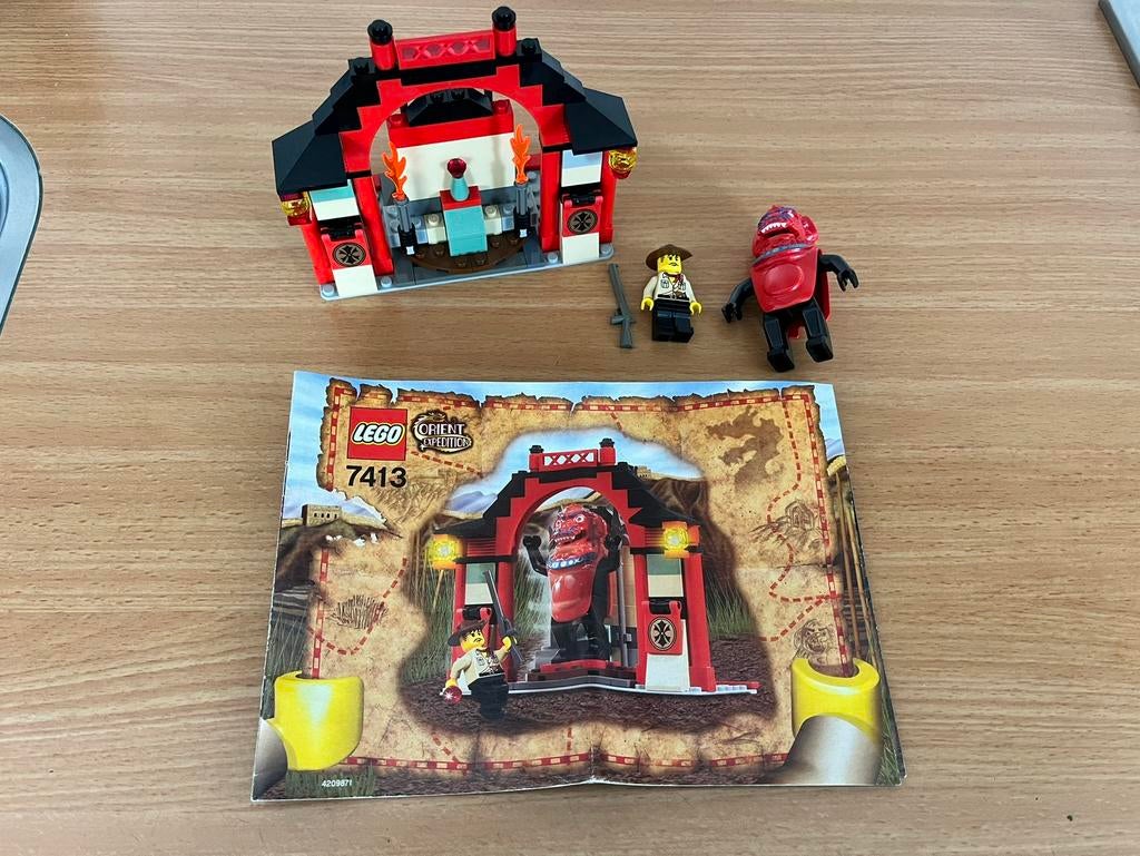 Lego set 7413 - Passage of Jun-Chi, Ophalen of Verzenden, Gebruikt, Complete set, Lego
