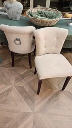 Landelijke Rofra eetkamerstoelen met zilveren ring., Ophalen, Gebruikt, Overige kleuren, Vijf, Zes of meer stoelen