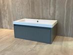 Badmeubel 80 cm mat taupe/grijs Brauer van €1565 nu €600 NEW, Ophalen, Nieuw, 50 tot 100 cm, Minder dan 100 cm