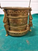 theelicht houder warmhoud plaat  messing daaldrop kmd tiel, Ophalen of Verzenden, 'T Olde Gre-j, Info@toldegrej.nl, Endepoelstraat 20f Didam