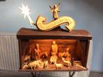 Kerst groep met stal., Antiek en Kunst, Kunst | Beelden en Houtsnijwerken, Ophalen of Verzenden