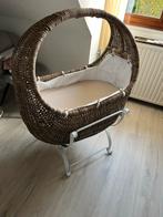 Mooie rieten wieg met matrasje te koop!, Kinderen en Baby's, Ophalen of Verzenden, Zo goed als nieuw, Wieg