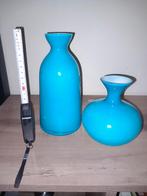 Vaasjes, Overige kleuren, Ophalen of Verzenden, Minder dan 50 cm, Glas