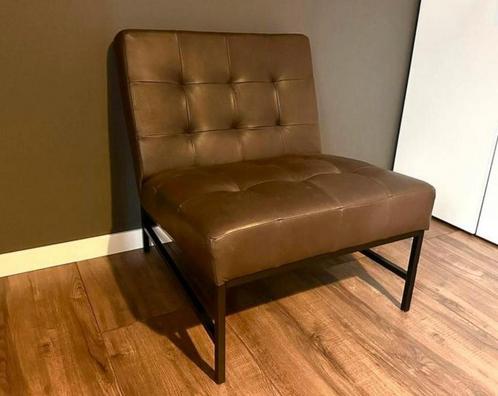 Prachtige Lederen Fauteuil Sofa Lood 5 Mack nieuwprijs: €549, Huis en Inrichting, Banken | Sofa's en Chaises Longues, Zo goed als nieuw