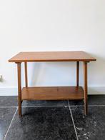 Vintage retro teakhouten tv tafel / meubel, Ophalen, Gebruikt, 25 tot 50 cm, Rechthoekig