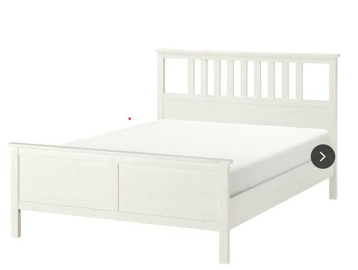 HEMNES IKEA bedframe 140 x 200 + lattenbodem + matras, Huis en Inrichting, Slaapkamer | Bedden, Zo goed als nieuw, Tweepersoons