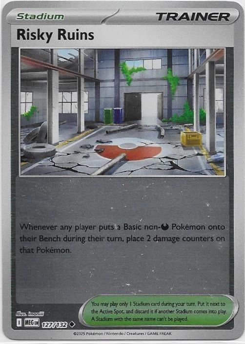 Mega Evolution,  Risky Ruins [reverse] 127/132, Ophalen of Verzenden, Nieuw, Losse kaart