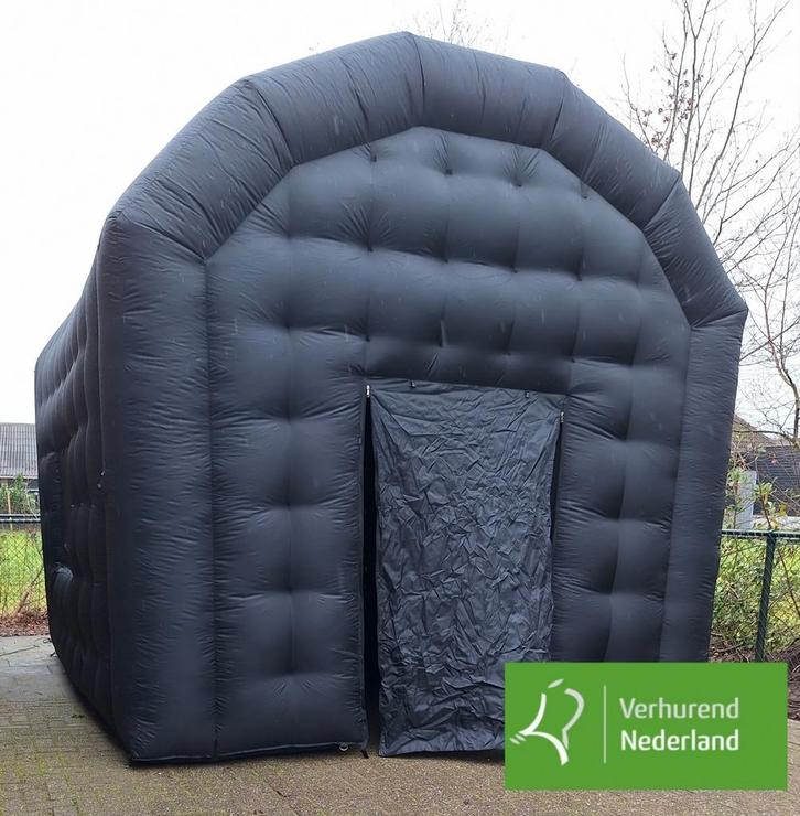 TE HUUR LUXE OPBLAASBARE FEESTTENT INCLUSIEF OP/AFBOUW € 125, Hobby en Vrije tijd, Feestartikelen | Verhuur, Zo goed als nieuw