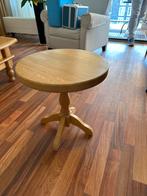 Houten Bijzettafel - Rond, Huis en Inrichting, Minder dan 55 cm, Gebruikt, Rond, Hout