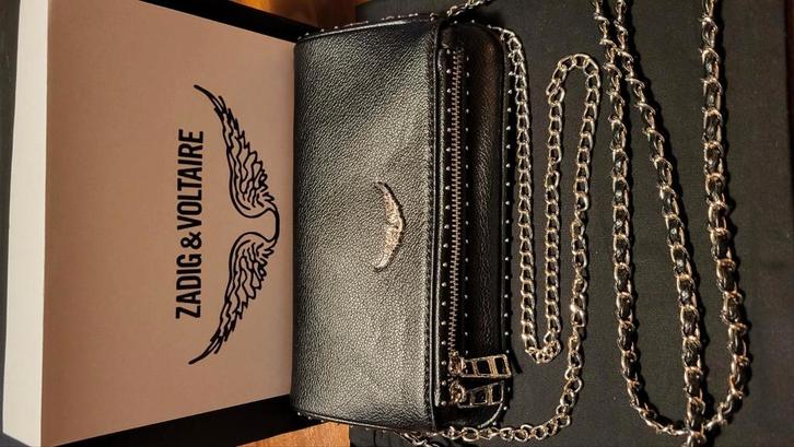 Zadig&Voltaire handtas, nieuw!, Sieraden, Tassen en Uiterlijk, Tassen | Damestassen, Nieuw, Schoudertasje, Zwart, Ophalen of Verzenden