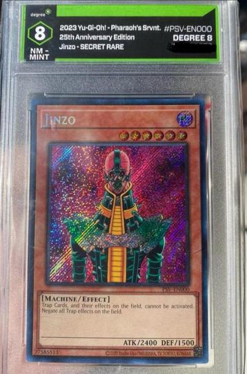 Yu-Gi-Oh! Jinzo PSV  Grade 8 M/NM ! beschikbaar voor biedingen
