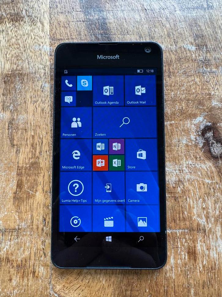 Microsoft Lumia 650 - Zwart, Telecommunicatie, Mobiele telefoons | Overige merken, Gebruikt, Zonder abonnement, Zonder simlock