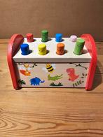 Houten Hamerbank met Dieren, Ophalen of Verzenden, Gebruikt, Overige typen, Met geluid