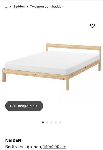 Ikea bed NEIDEN 140x200