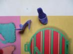 Vintage  barbie Paarse ot schoentjes mattel, Verzenden, Zo goed als nieuw, Accessoires