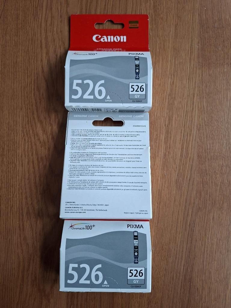 Canon inktjetcatridges 526GY (grijs), Computers en Software, Printerbenodigdheden, Nieuw, Cartridge, Ophalen of Verzenden