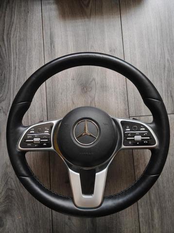 Mercedes stuur met flippers inclusief airbag  beschikbaar voor biedingen