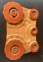 3 Antieke vlisco/ batiks stof stempels, Ophalen of Verzenden