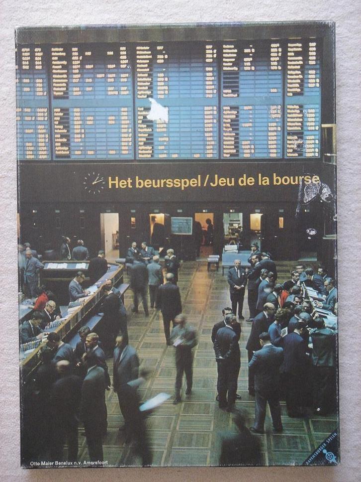 LEUK: Het Beursspel - Retro/Vintage versie, Hobby en Vrije tijd, Gezelschapsspellen | Bordspellen, Nieuw, Een of twee spelers