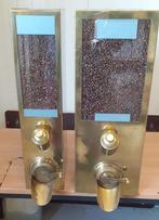Silo RVS met messing front, Ophalen