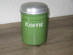 emaille reseda groen koffiebus, Antiek en Kunst, Antiek | Emaille, Ophalen of Verzenden