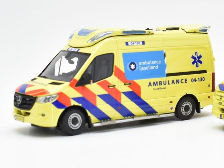 Modelauto  1/43. Ambulance IJsselland 04-130, Hobby en Vrije tijd, Modelauto's | 1:43, Nieuw, Auto, Overige merken, Ophalen of Verzenden