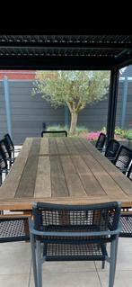 Tuintafel, Ophalen, Zo goed als nieuw, Rechthoekig, Hout