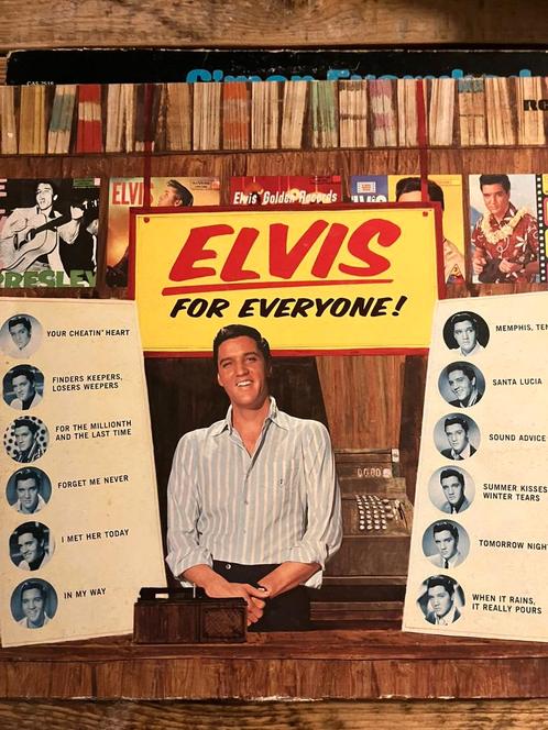 Elvis For Everyone! Vinyl LP, Cd's en Dvd's, Vinyl | Rock, Gebruikt, Ophalen of Verzenden
