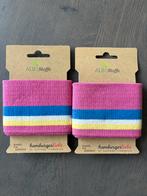 2x boordstof Albstoffe Hamburgerliebe (10a), Hobby en Vrije tijd, Stoffen en Lappen, Nieuw, Ophalen of Verzenden, Katoen, Roze