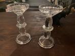 Kristallen Kandelaars Set - 2 stuks - 23cm, Ophalen, Overige materialen, Wit, Zo goed als nieuw