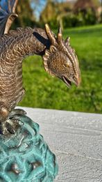 Draak / fontein / bronzen beeld, Tuin en Terras, Waterpartijen en Fonteinen, Fontein, Nieuw, Info@huisentuindecoratiemarie.nl
