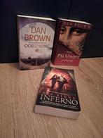 Dan Brown boeken (The Da Vinci Code, Inferno en Oorsprong), Boeken, Ophalen of Verzenden, Zo goed als nieuw, Dan Brown, Nederland