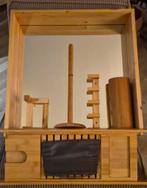 Badkamer/WC set bamboe, Ophalen, Gebruikt