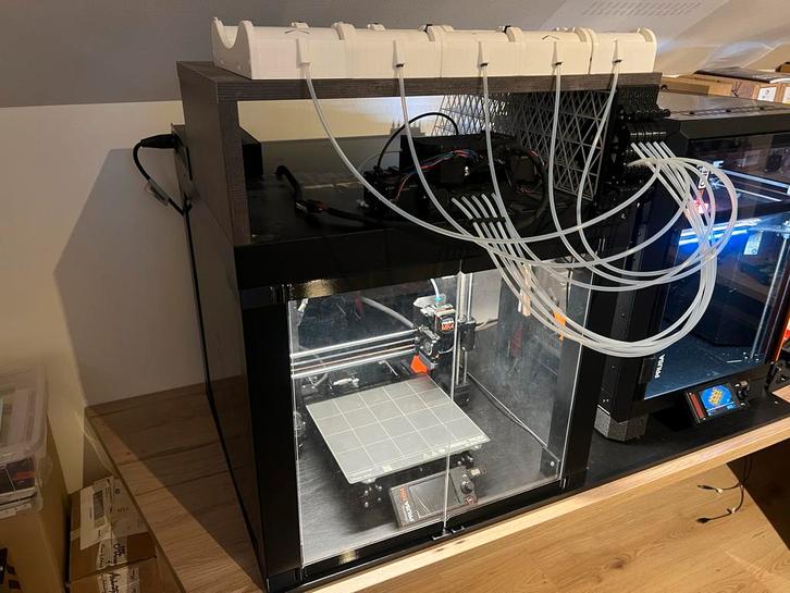 Prusa MK4S + MMU3 + Enclosure + Extra's, Computers en Software, 3D Printers, Zo goed als nieuw, Ingebouwde Wi-Fi, Ophalen