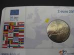 munt coin card 30 jaar Europese vlag, Euro's, Ophalen, Koningin Beatrix
