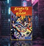 Metalen Wandbord Poster STREETS OF RAGE SEGA Megadrive, Verzenden, 1 speler, Nieuw, Mega Drive
