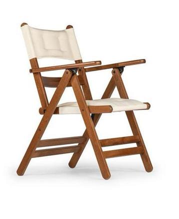 vintage tuin Opvouwbare Stoel Met Zitkussen LEEGVERKOOP beschikbaar voor biedingen