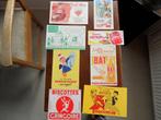 8 vloeiblad  uit frankrijk  jaren50/60  ook apart, Verzenden, Zo goed als nieuw, Overige typen