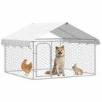 Hondenkennel voor buiten met dak 200x200x150 cm, Dieren en Toebehoren, Hondenhokken, Bdb, 110 cm of meer, 100 cm of meer, Nieuw