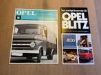 2 Folders - Opel Blitz - Nederlandstalig, Ophalen of Verzenden, Opel, Zo goed als nieuw