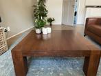 Salontafels 80x80x38 en 100x100x38 - massief notenhout!, Huis en Inrichting, Tafels | Salontafels, Ophalen, 50 tot 100 cm, Vierkant