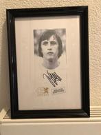 Johan Cruyff handtekening in lijst, Nieuw, Ophalen of Verzenden, Ajax, Poster, Plaatje of Sticker