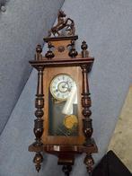 Antieke regulateur met Paardenbeeld, Antiek en Kunst, Antiek | Klokken, Ophalen of Verzenden